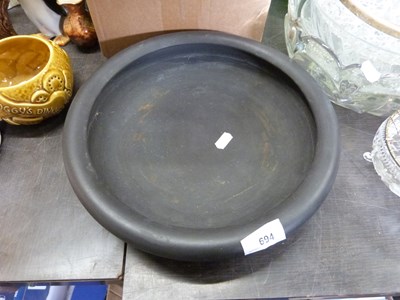 Lot 694 - Wedgwood black basalt ware fruit bowl