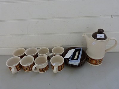 Lot 28 - Quantity of Sadler coffee wares