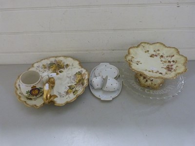 Lot 29 - Mixed Lot: Hors d'oeurvre dish, pressed glass...