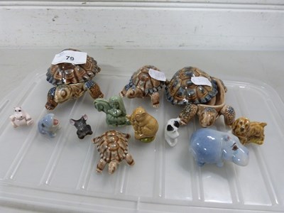 Lot 79 - Collection of Wade whimseys and other ornaments