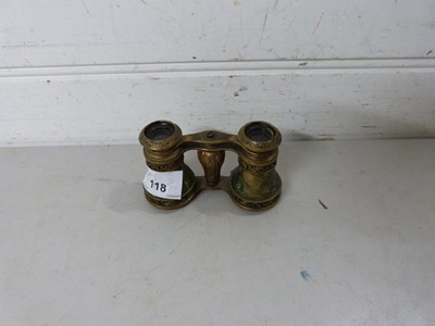 Lot 118 - Pair of small opera glasses