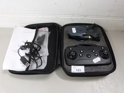 Lot 123 - Portable drone with carry case