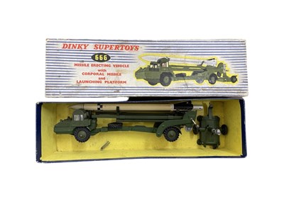 Lot 176 - A boxed Dinky Supertoys Missile Erecting...