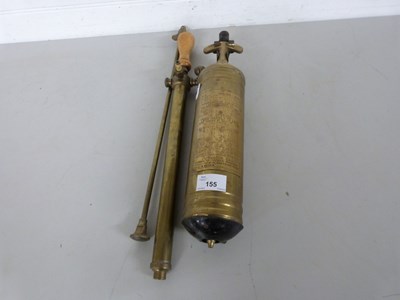 Lot 155 - Mixed Lot: Vintage fire extinguisher and other...