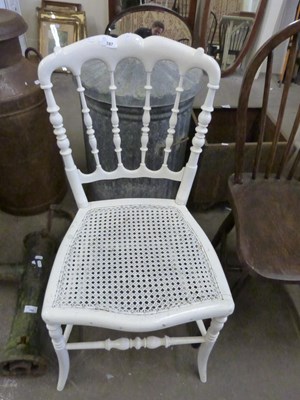 Lot 787 - Cane seated bedroom chair