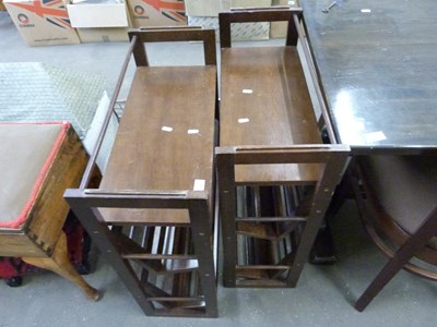 Lot 801 - Two folding bookcases