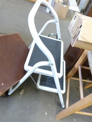 Lot 831 - Folding metal framed step-up