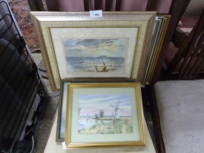 Lot 300 - Mixed Lot: Seven various assorted pictures to...