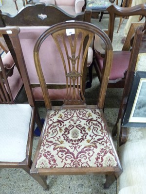 Lot 301 - Mahogany framed dining chair