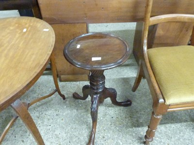 Lot 325 - 19th Century mahogany wine table raised on...