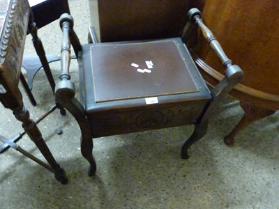 Lot 335 - Piano stool