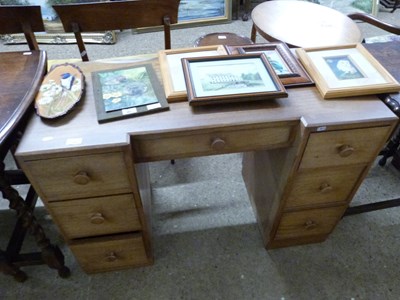 Lot 340 - Mid 20th Century twin pedestal dressing table