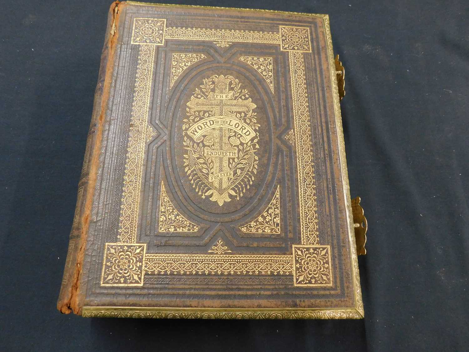 Lot 253 - BROWN'S SELF-INTERPRETING FAMILY BIBLE......