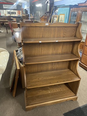 Lot 520a - Ercol bookcase 84cm wide 126cm high