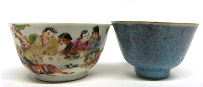Lot 4 - Chinese porcelain tea bowl with a Song type...