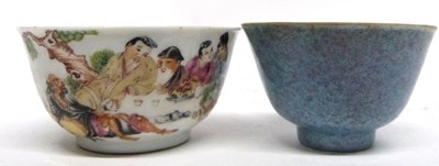 Lot 4 - Chinese porcelain tea bowl with a Song type...