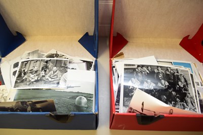 Lot 259 - TWO BOXES VARIOUS VINTAGE PHOTOGRAPHS TO...