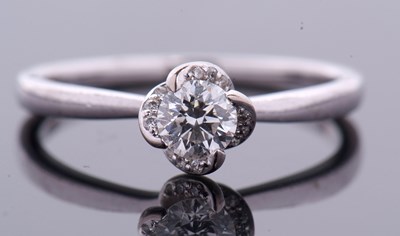 Lot 12A - A maple leaf diamonds "Wind Embrace" 18ct...