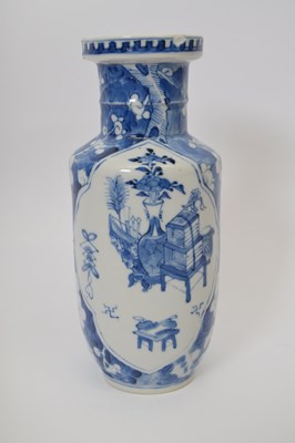 Lot 7 - 19th century Chinese porcelain vase with a...