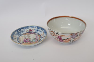 Lot 8 - 18th century Qianlong bowl with polychrome...