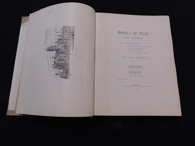 Lot 246 - THOMAS MIDDLETON: ANNALS OF HYDE AND DISTRICT,...