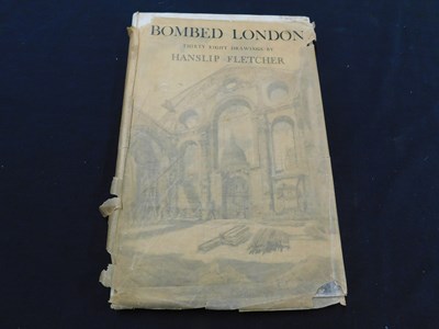 Lot 358 - HANSLIP FLETCHER: BOMBED LONDON A COLLECTION...