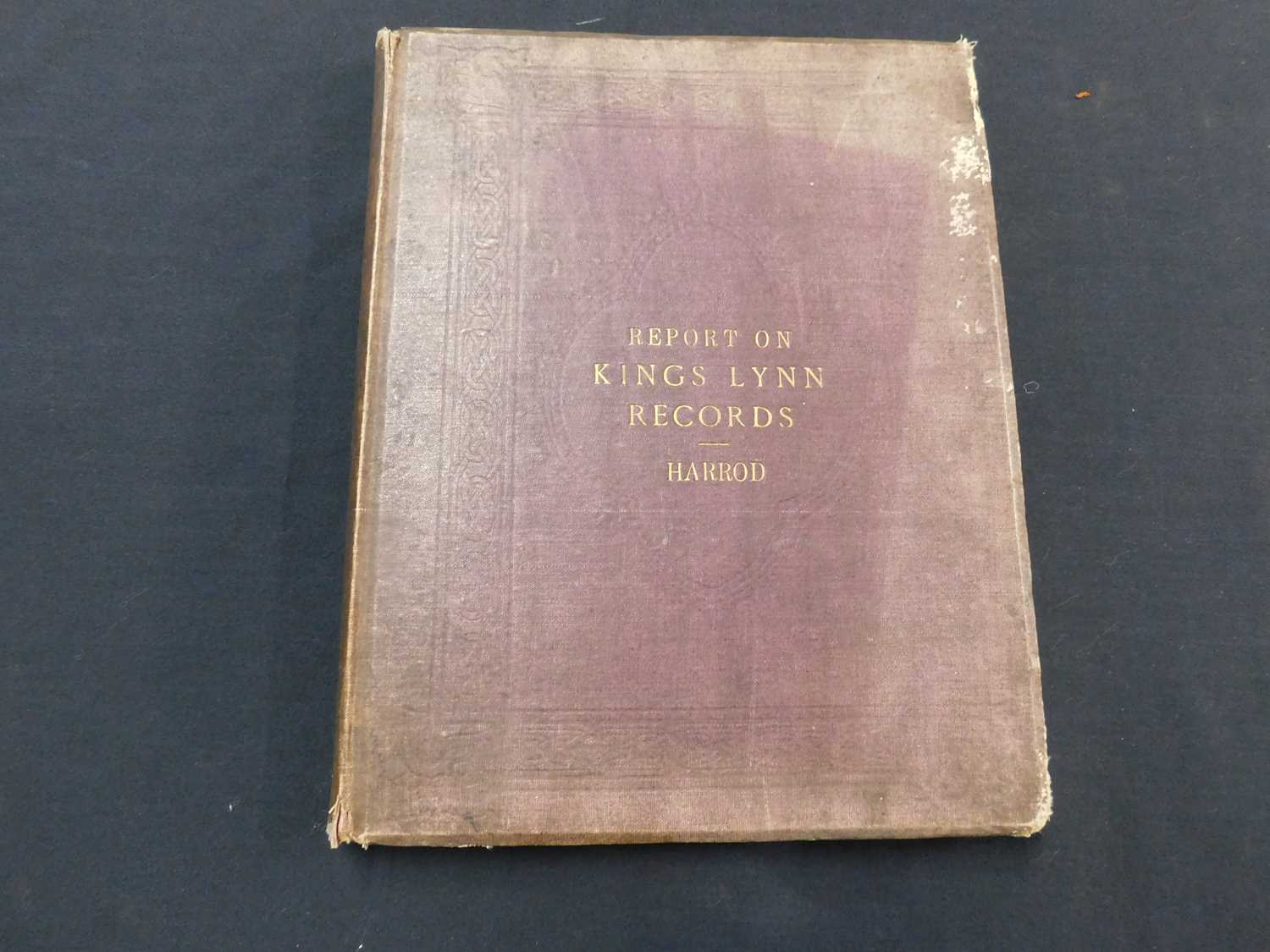 Lot 364 - HENRY HARROD: REPORT OF THE DEEDS AND RECORDS...