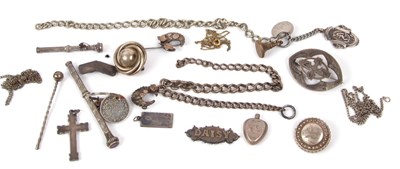 Lot 293 - Mixed Lot: Silvere and metal jewellery to...