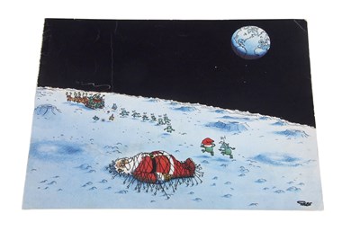 Lot 522 - Giles Cartoonist Christmas Card to Princess Alexandra