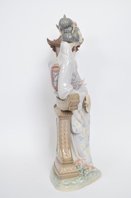 Lot 46 - Large Lladro figure of a Japanese lady with...