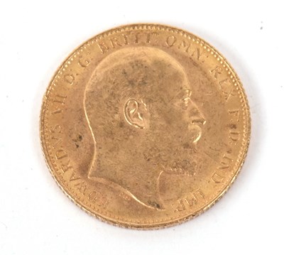 Lot 163A - An Edward VII gold sovereign dated 1902