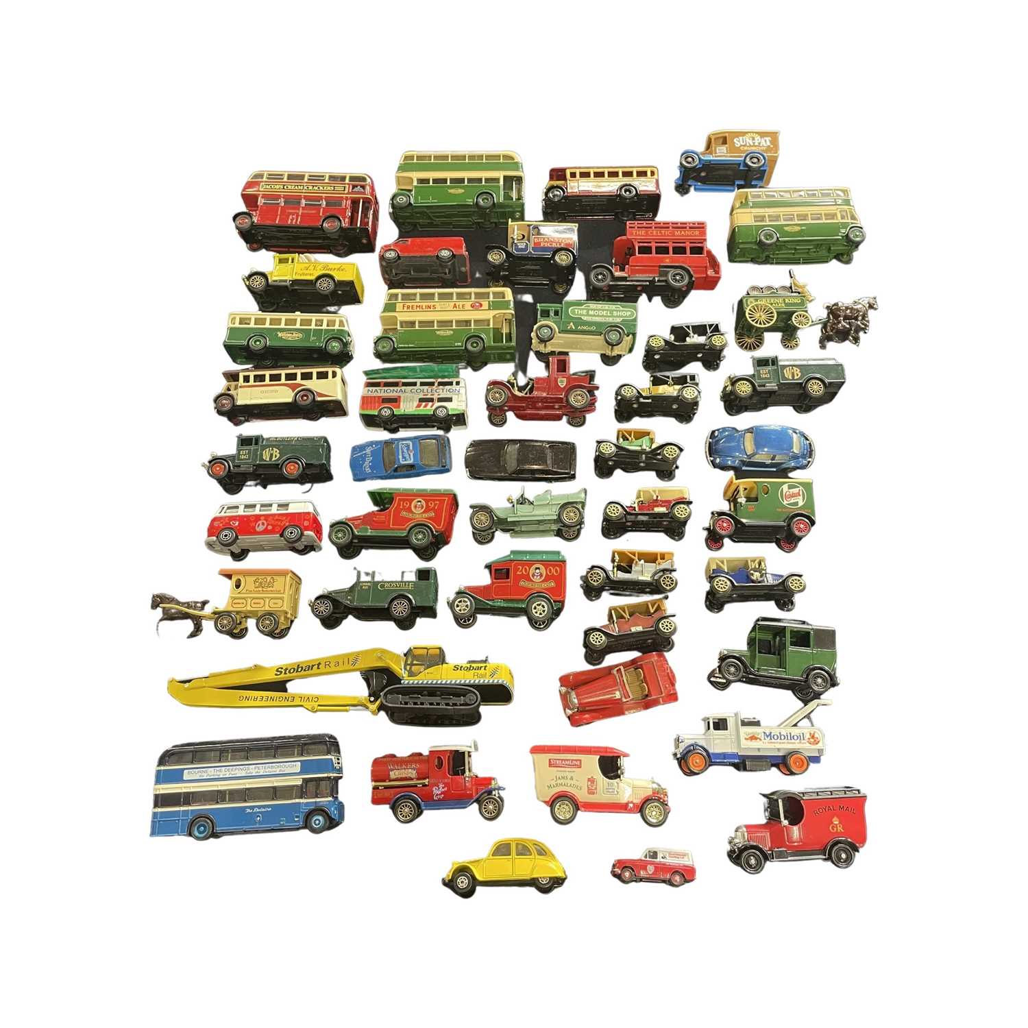 Lot 210 A mixed lot of various diecast vehicles, to