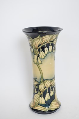 Lot 56 - Moorcroft vase with tube lined flowers by...