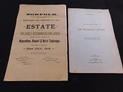 Lot 439 - NORFOLK PARTICULARS AND CONDITIONS OF SALE OF...