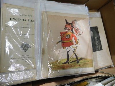 Lot 451 - Box - Large quantity of prints mainly 19th...