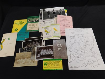 Lot 454 - Box - Mainly Norwich City FC interest...