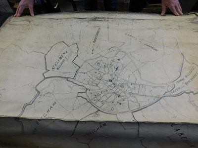 Lot 491 - MAP OF THE COUNTY OF THE CITY OF NORWICH 1824,...