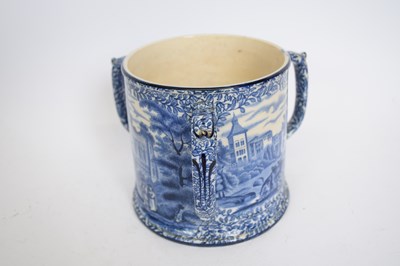 Lot 76 - Foley ware tyg with blue and white printed...