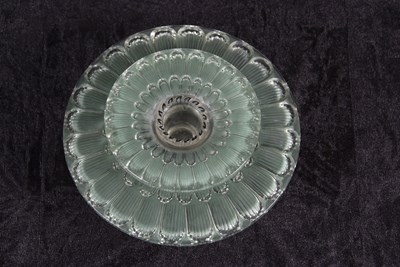 Lot 2 - Rene Lalique two section candle holder circa...