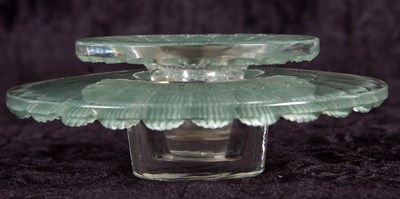 Lot 2 - Rene Lalique two section candle holder circa...