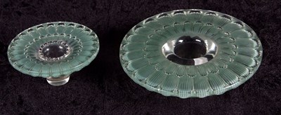 Lot 2 - Rene Lalique two section candle holder circa...