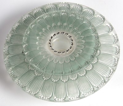 Lot 2 - Rene Lalique two section candle holder circa...