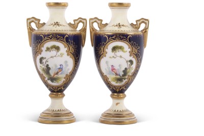 Lot 51 - Two early 20th Century Coalport porcelain...