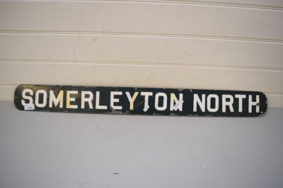 Lot 193 - RAILWAY INTEREST PAINTED METAL SIGN...