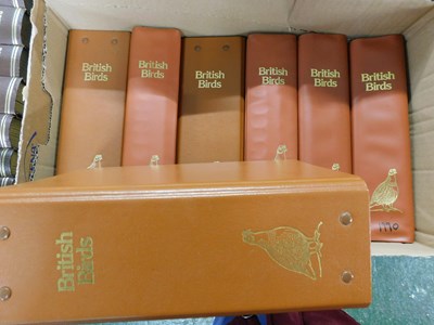 Lot 567 - 3 Boxes - British birds periodical, a large...