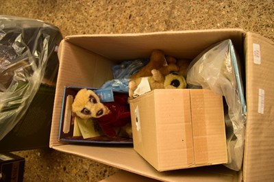 Lot 272 - BOX OF 'COMPARE THE MARKET' MEERKAT TOYS