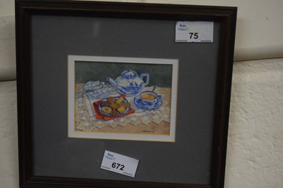 Lot 672 - Dianne Branscombe (B.1949), 'Tea Time Treat',...