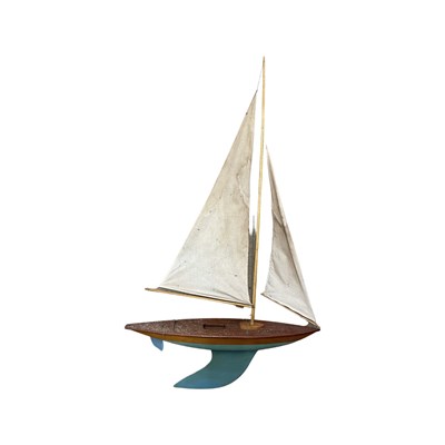 Lot 247 - A large wooden Bowman Racing Yacht made in...