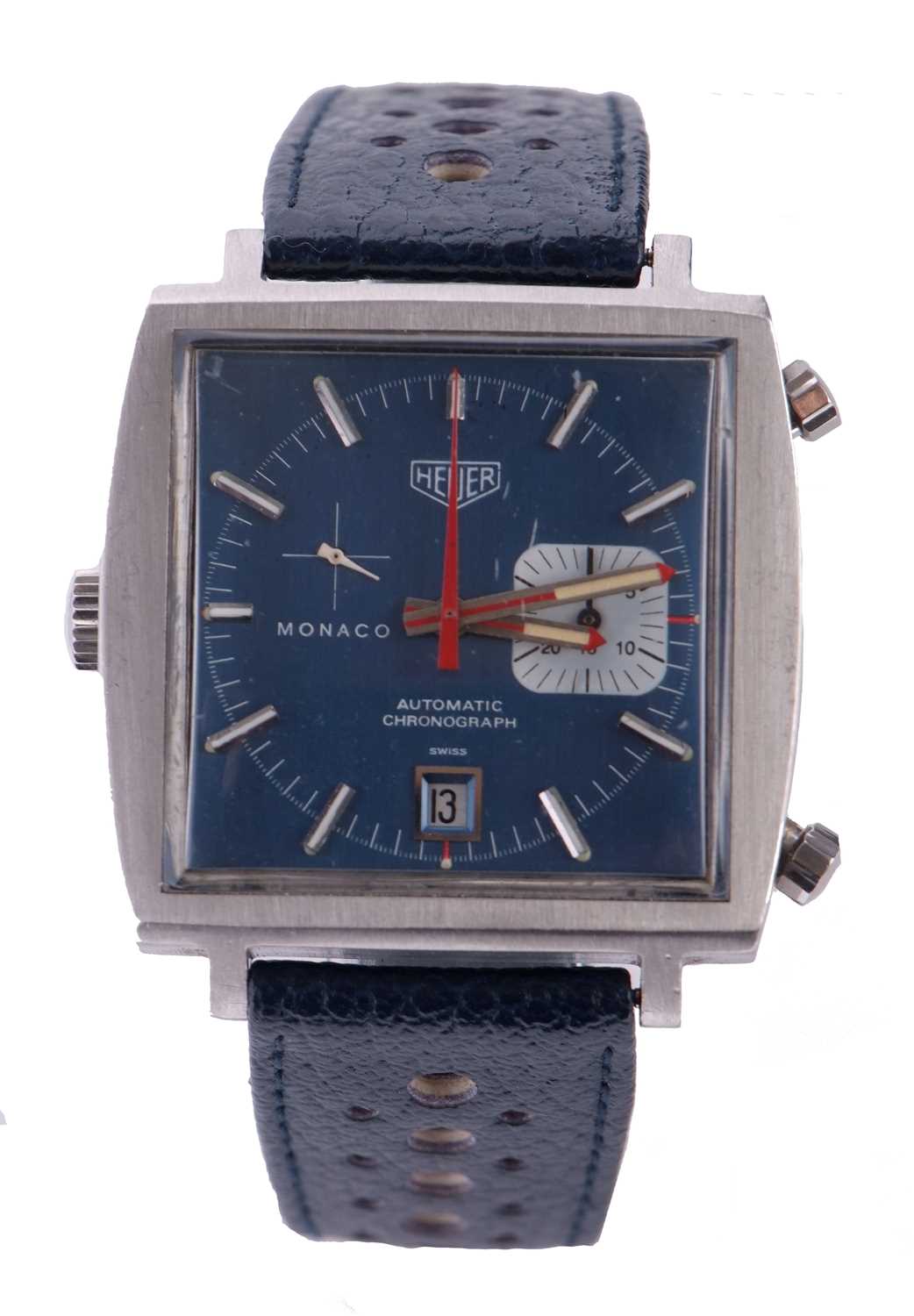 Lot 452 - A Heuer Monaco reference 1533, the watch has a...