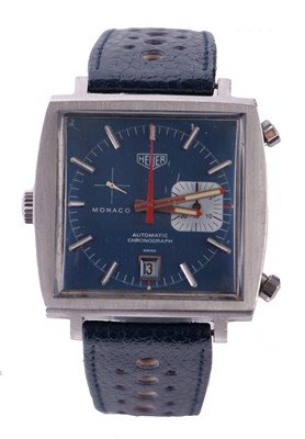 Lot 452 - A Heuer Monaco reference 1533, the watch has a...
